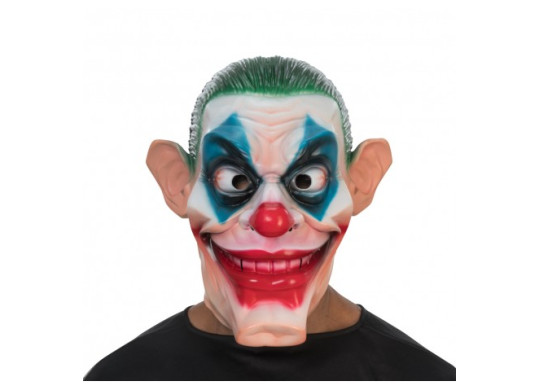 Masque adulte mousse joker clown