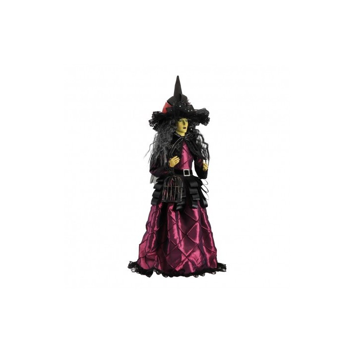 Sorcière robe violette