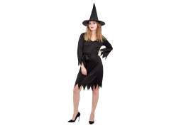 Costume femme sorcière noire 1er prix