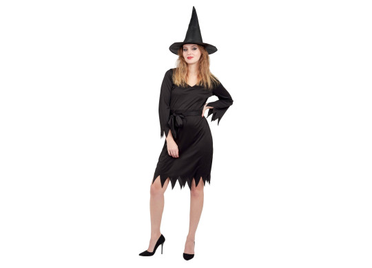 Costume femme sorcière noire 1er prix Costume femme sorcière noire 1er prix