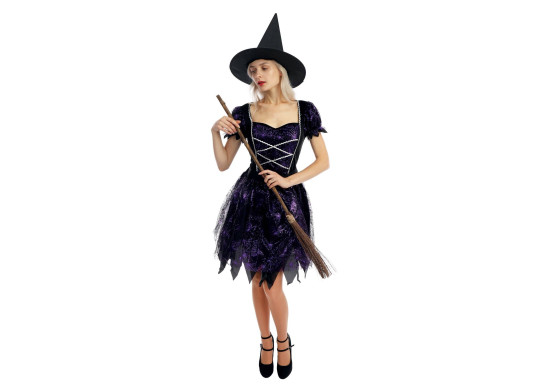 Costume femme sorcière violette Costume femme sorcière violette