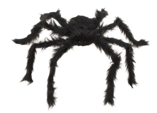 Araignée peluche noire