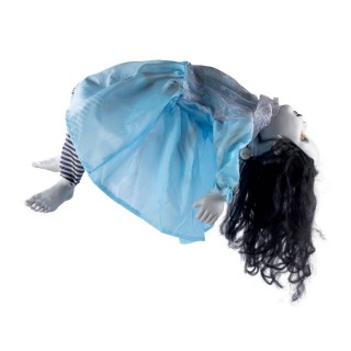 Poupée diabolique robe bleu 75cms