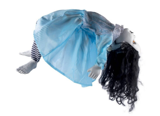 Poupée diabolique robe bleu 75cms Poupée diabolique robe bleu 75cms