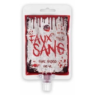 Poche médicale faux sang