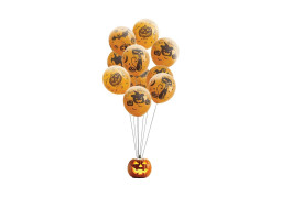 Ballon halloween orange x10