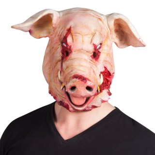 Masque adulte latex cochon sanglant