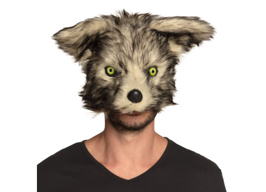 Demi masque adulte loup