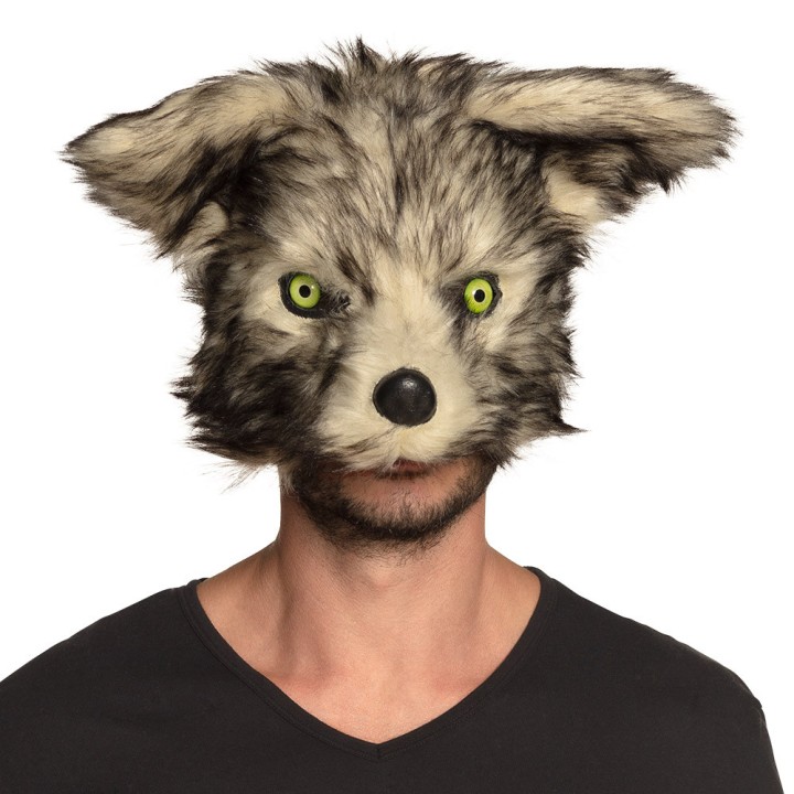 Demi masque adulte loup