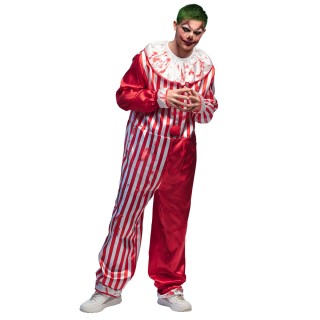 Costume homme killer clown rouge