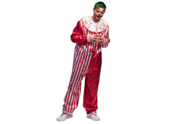Costume homme killer clown rouge