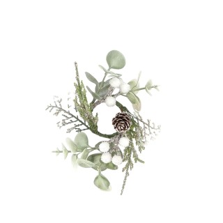 Rond de serviette neige glaciale