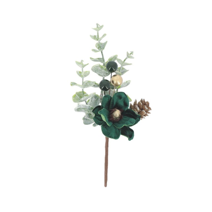 Pic Élégance vert – décoration de table hiver et fêtes
