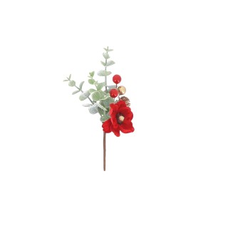 Pic Élégance rouge – décoration de table hiver et fêtes