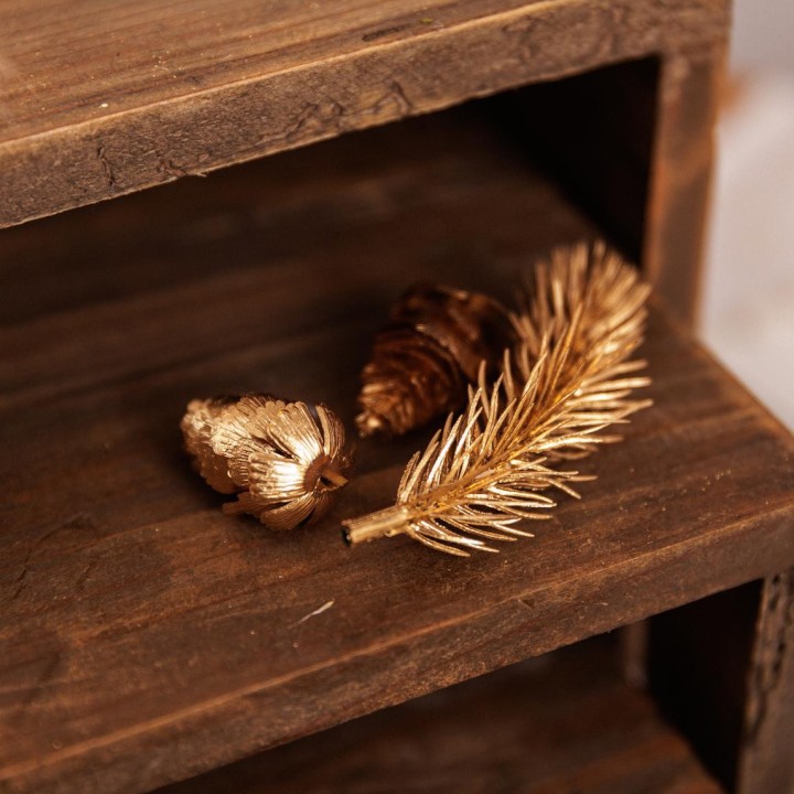 Assortiment Étincelant avec noeud x15 - décoration de noël