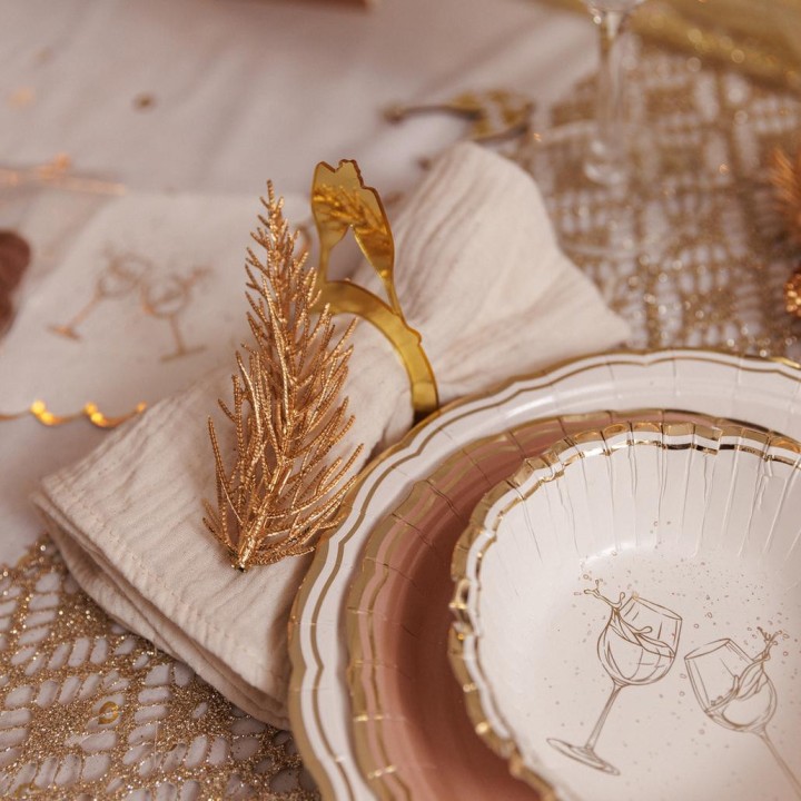 Assortiment Étincelant avec noeud x15 - décoration de noël