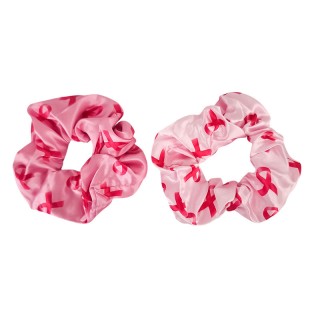 Chouchou Octobre rose x2