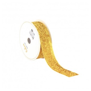 Ruban paillette or 2,5CMX3M  - Ruban