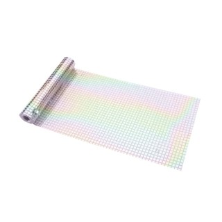 Chemin de table boule à facettes irisé 28CMSX3M - chemin de table