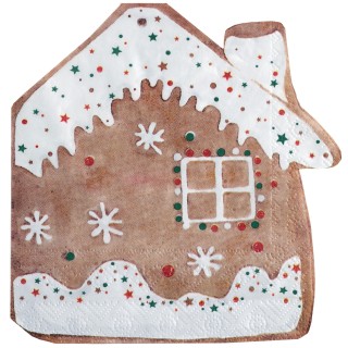 Serviettes maison pain d'épices