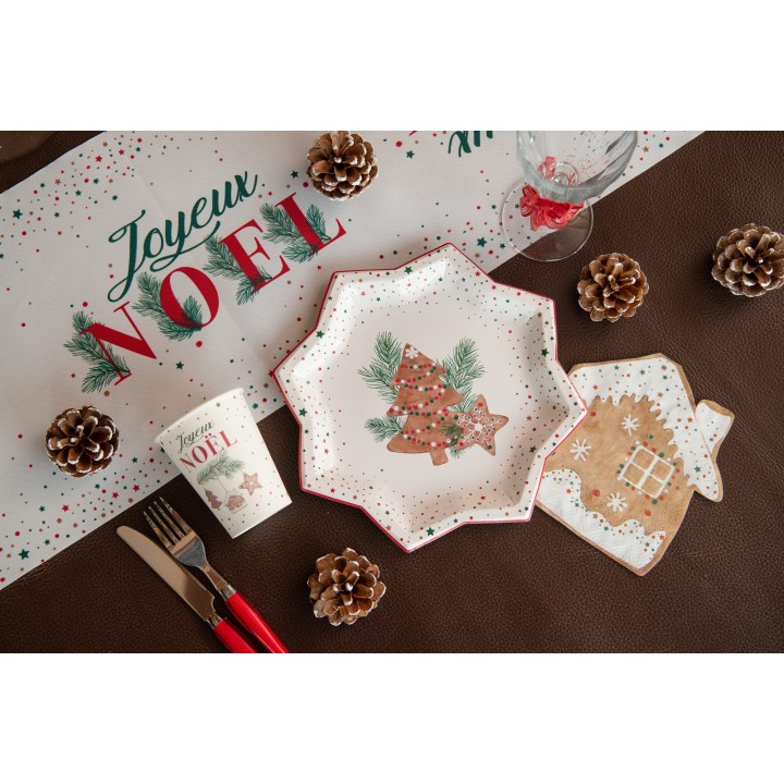 Serviettes maison pain d'épices