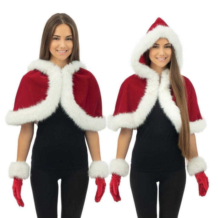 Capeline de Noël luxe – accessoire déguisement