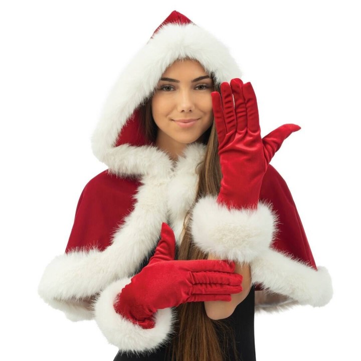 Gants de Noël luxe – accessoire déguisement
