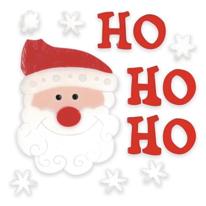 Sticker gel Noël – Accessoire déco festive