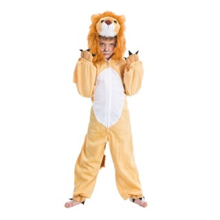 Costume enfant mixte combinaison peluche Lion