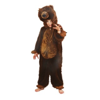 COSTUME ENFANT MIXTE COMBI PELUCHE OURS BRUN