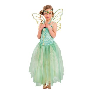 Costume enfant fille fée verte - déguisement féerique