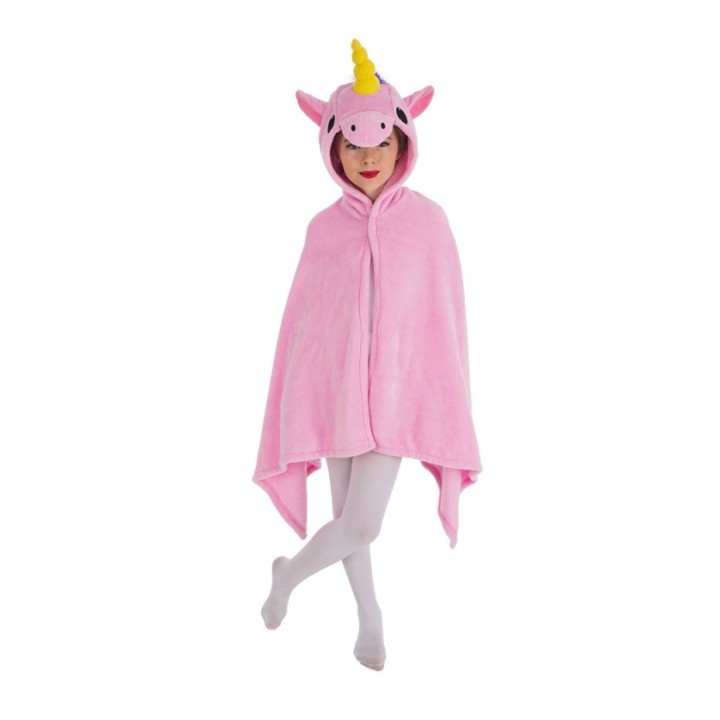 Cape enfant fille Licorne Rose TU – Accessoire magique