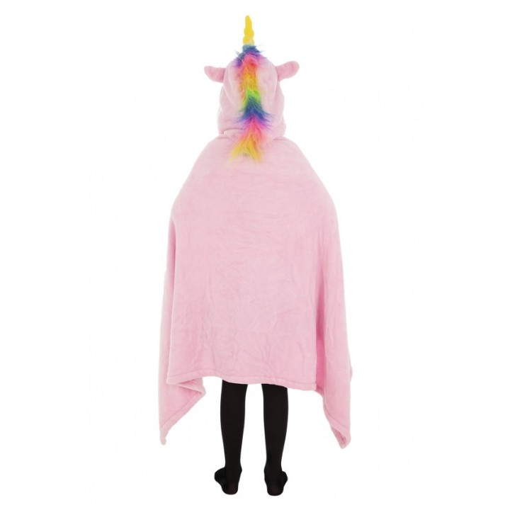 Cape enfant fille Licorne Rose TU – Accessoire magique