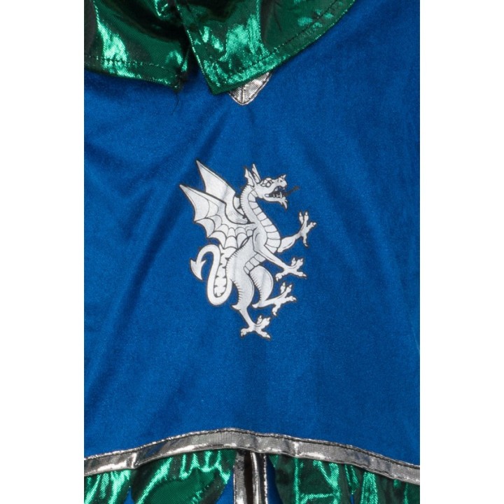 Costume enfant garçon Chevalier Dragon Bleu – Déguisement médiéval