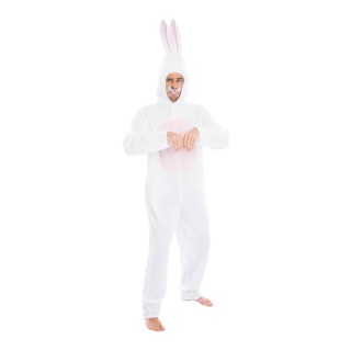 Costume homme combinaison lapin blanc - Costume lapin