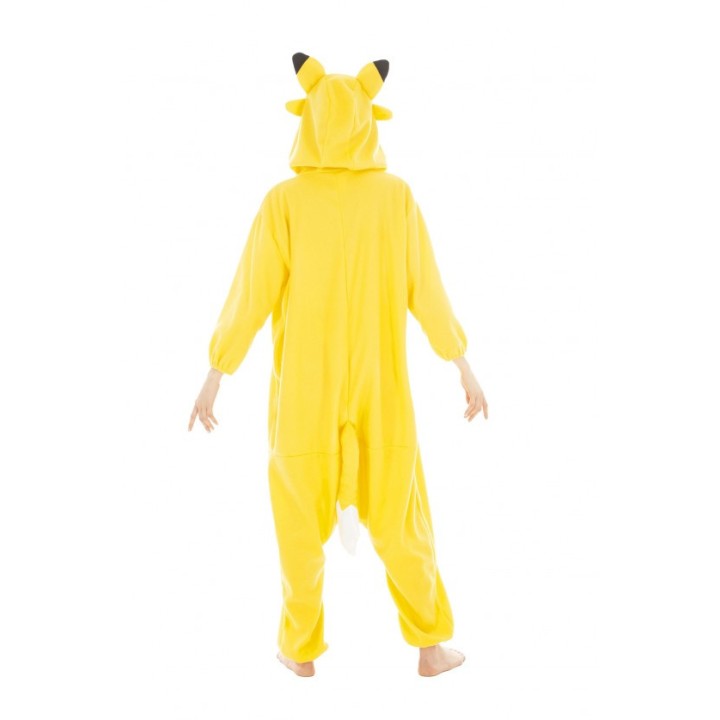 Costume adulte mixte kigurumi renard jaune - combinaison renard jaune