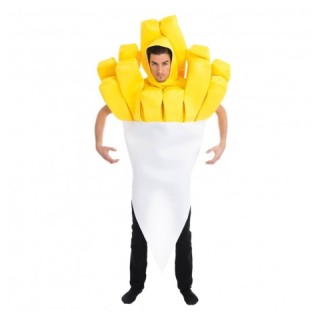 Costume adulte cornet de frites - Costume cornet de frites