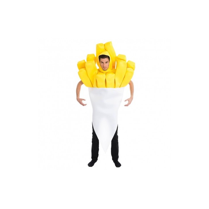 Costume adulte cornet de frites - Costume cornet de frites