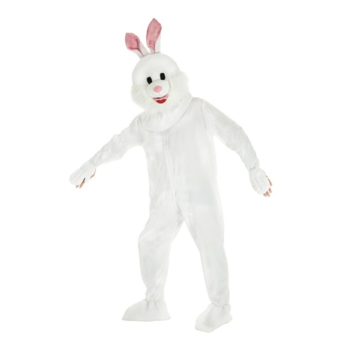 Costume adulte mixte mascotte lapin blanc - mascotte lapin blanc