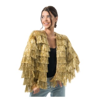 Veste scintillante à franges femme - Costume