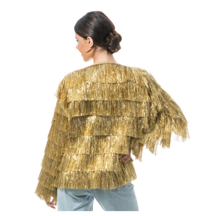 Veste scintillante à franges femme - Costume