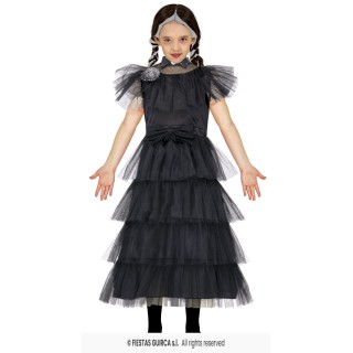 Costume enfant Mercredi robe de bal