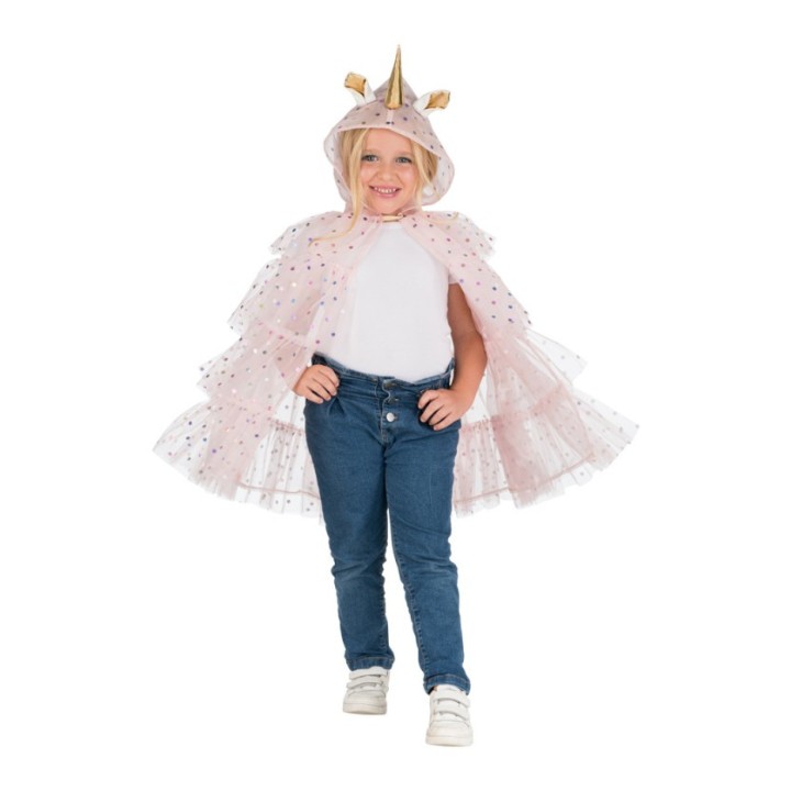 Cape enfant fée licorne rose - accessoire