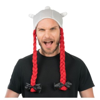 Casque adulte Obelix tissu - accessoire