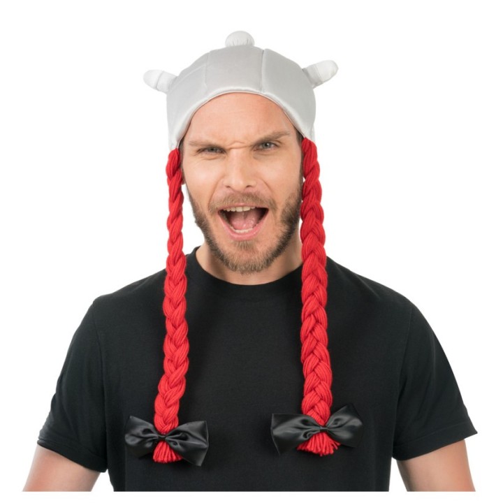 Casque adulte Obelix tissu - accessoire
