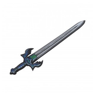 Épée chevalier dragon bleu en mousse - accessoire