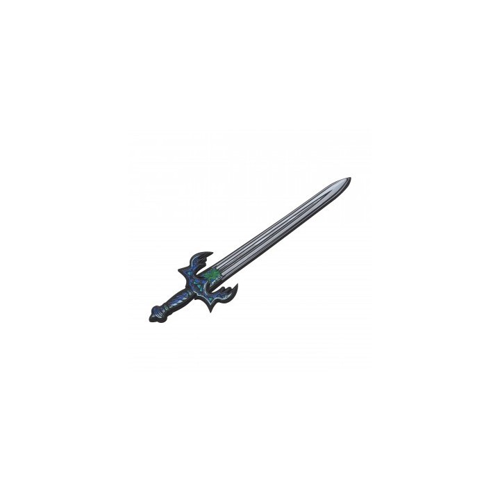 Épée chevalier dragon bleu en mousse - accessoire