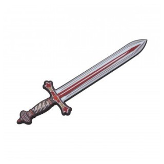 Épée chevalier dragon rouge en mousse - accessoire