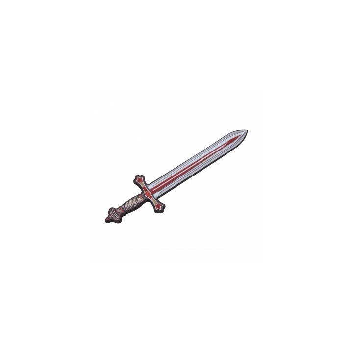 Épée chevalier dragon rouge en mousse - accessoire