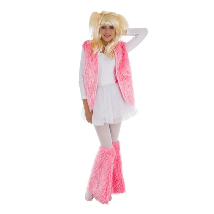 Gilet poils rose - accessoire